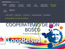 Tablet Screenshot of coopdonbosco.be